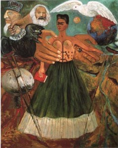 «Por primera vez, ya no estoy llorando» by Frida Kahlo.