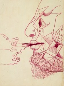 Dibujo de Frida Kahlo