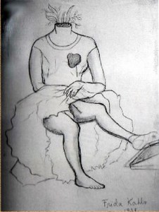 "Herida abierte" by Frida Kahlo