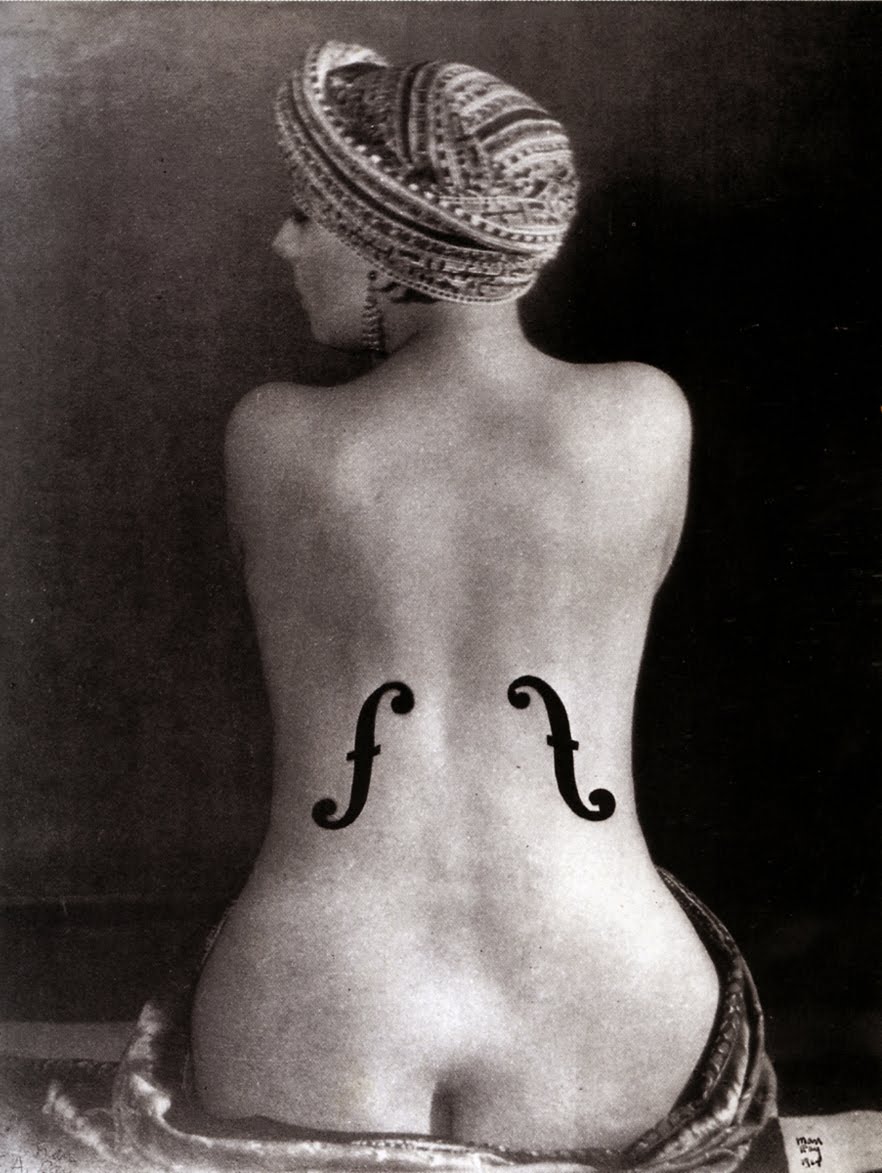 1924, "Le Violon d'Ingres" by ©May Ray